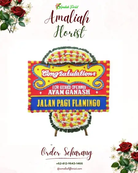 Sewa Papan Bunga Turigede